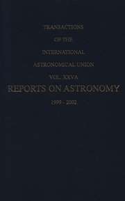 Transactions of the International Astronomical Union